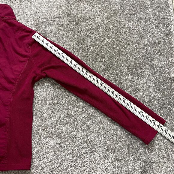 Columbia Jacket Womens Small Pink Magenta Soft Fleece Full Zip Hiking Outdoor - Picture 8 of 16